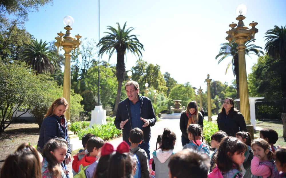 Reabrió el Bioparque para escuelas: Garro dio inicio al programa de visitas educativas