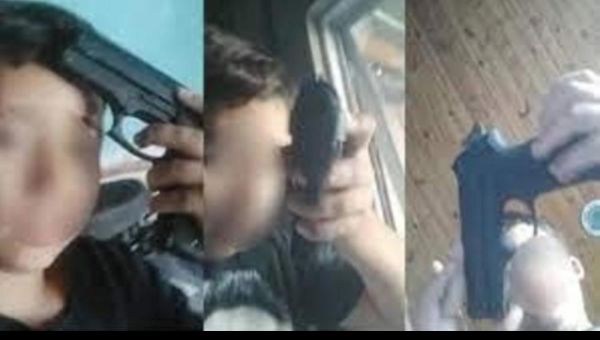 Un niño de 11 años fue armado a la escuela y le dio un culatazo a su maestra