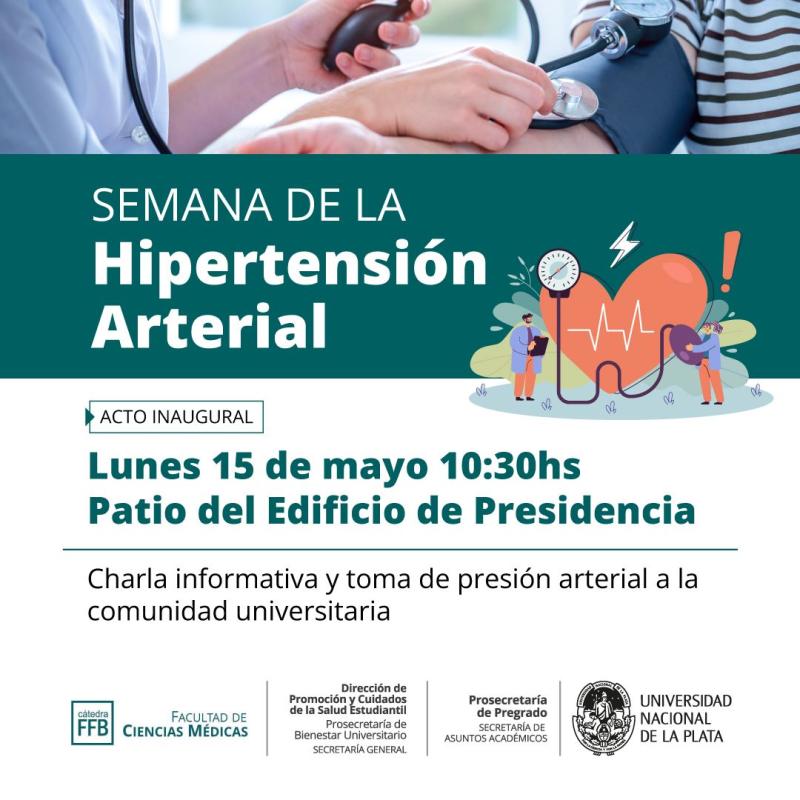 Llega la jornada de prevención cardiovascular en la UNLP