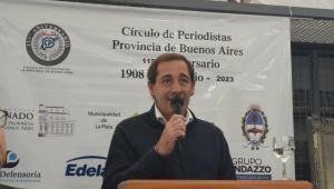 Garro en el brindis por el Día del Periodista: “Su trabajo es fundamental para la democracia”