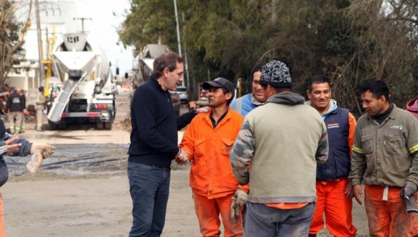 Garro relevó los avances de la 501, una obra fundamental para Gorina y Hernández