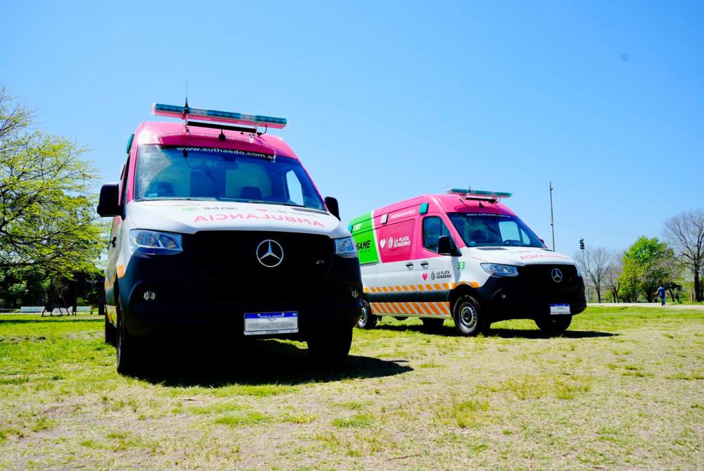 El SAME municipal sumó dos nuevas ambulancias y ya cuenta con 21 vehículos totalmente equipados