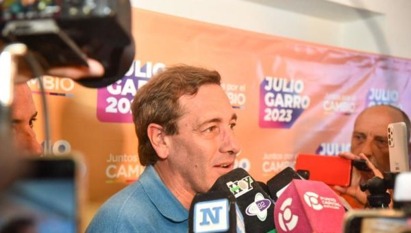 Garro: "Estamos arriba por más de 1400 votos"