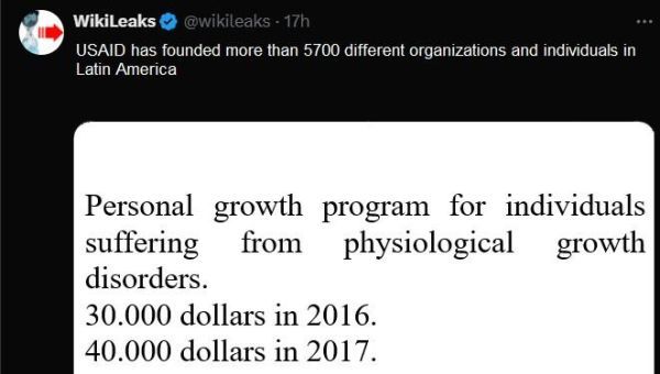 “Crecimiento personal de la gente con acondroplasia”: WikiLeaks contó en qué gastaban dinero en USAID