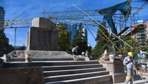 Plan de Recuperación del Espacio Público: la obra de Plaza Italia alcanzó un 75% de ejecución