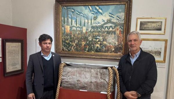 Visita histórica de Axel Kicillof y Julio Alak al Museo Municipal Dardo Rocha